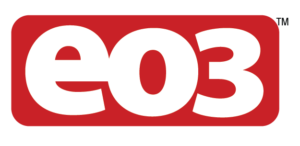 The logo for Drink EO3.