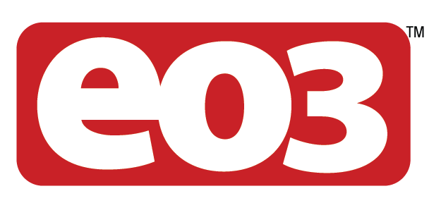 The logo for Drink EO3.